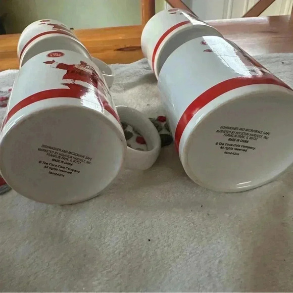 Things Go Better with Coke Santa Mug Coca-Cola Mug set of 4 - Picture 6 of 11